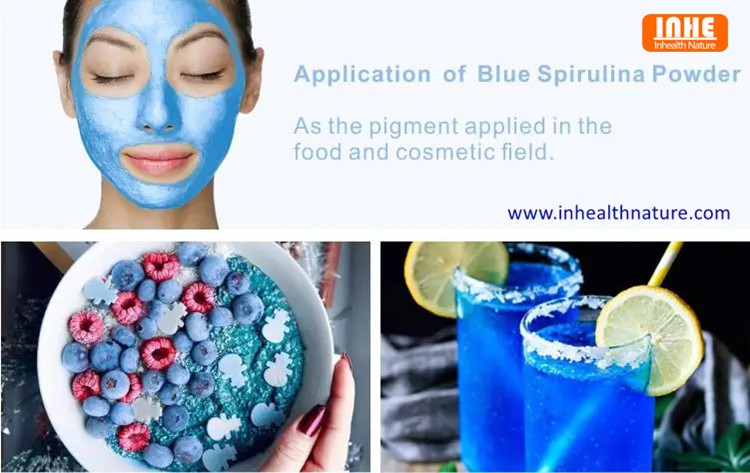 Application of Blue Spirulina Powder in Food and Cosmetic Fields